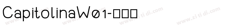 CapitolinaW01字体转换