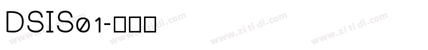 DSIS01字体转换