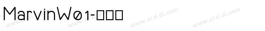 MarvinW01字体转换