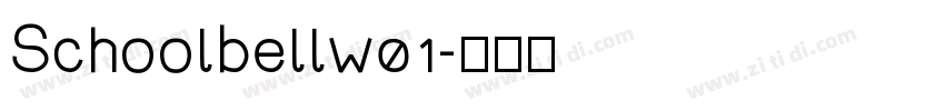 Schoolbellw01字体转换