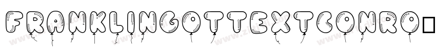FranklinGotTExtConRo字体转换