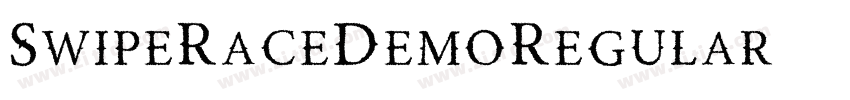 SwipeRaceDemoRegular字体转换
