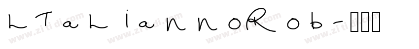 ltaliannoRob字体转换