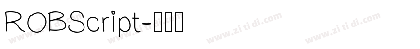 ROBScript字体转换