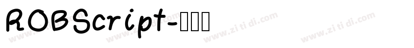 ROBScript字体转换