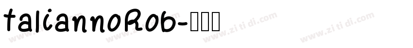 taliannoRob字体转换