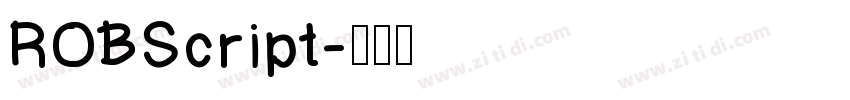 ROBScript字体转换