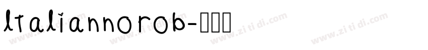 ltaliannoRob字体转换