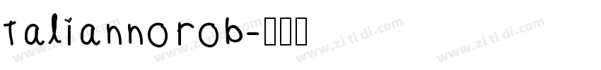 taliannoRob字体转换