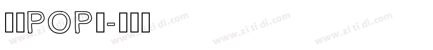 字语POP体字体转换