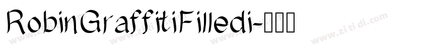 RobinGraffitiFilledi字体转换