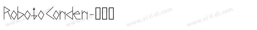 RobotoConden字体转换