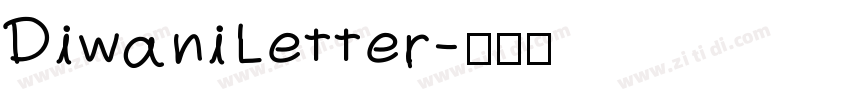 DiwaniLetter字体转换