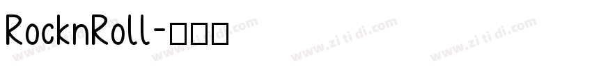 RocknRoll字体转换