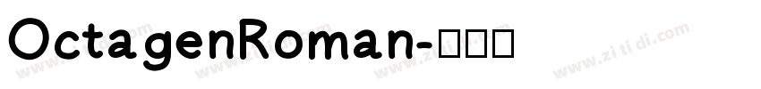 OctagenRoman字体转换