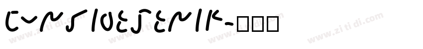 CursiveSerif字体转换