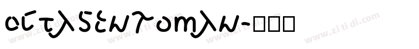OctagenRoman字体转换