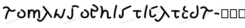 RomanSophisticatedR字体转换