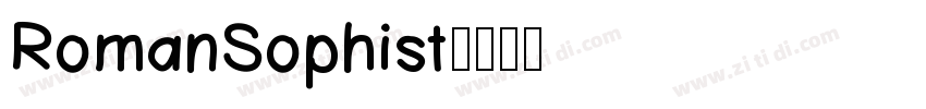 RomanSophist字体转换