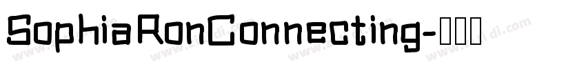 SophiaRonConnecting字体转换