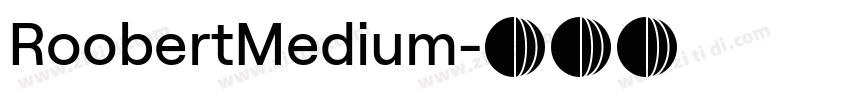 RoobertMedium字体转换