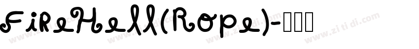 FireHell(Rope)字体转换