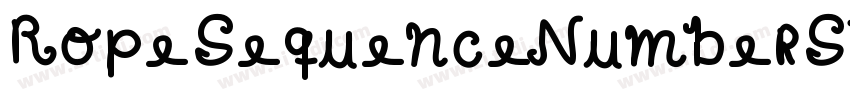 RopeSequenceNumberST字体转换