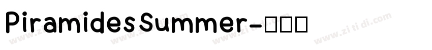 PiramidesSummer字体转换