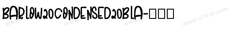 barlow20condensed20bla字体转换