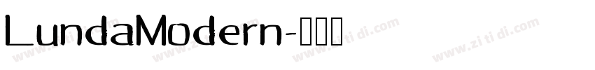 LundaModern字体转换