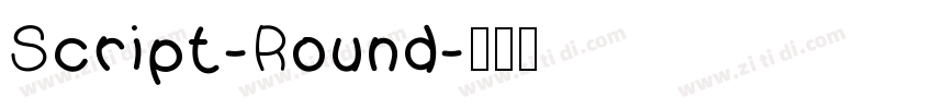Script-Round字体转换