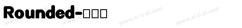 Rounded字体转换