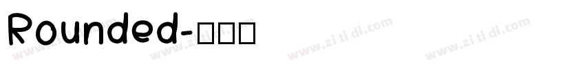 Rounded字体转换