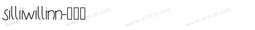 silliiwillinn字体转换