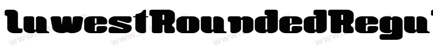 LuwestRoundedRegular字体转换