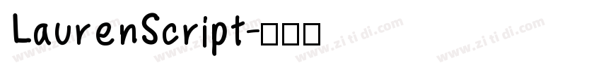 LaurenScript字体转换