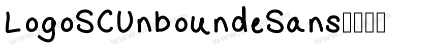 LogoSCUnboundeSans字体转换