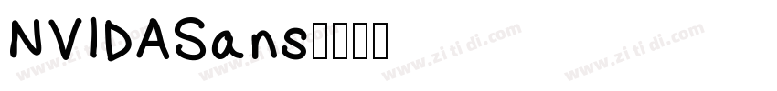 NVIDASans字体转换
