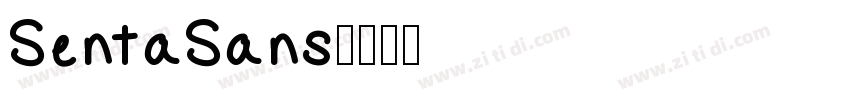 SentaSans字体转换