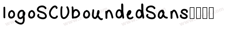 logoSCUboundedSans字体转换