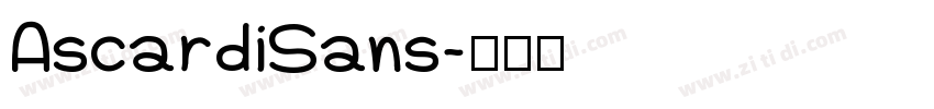 AscardiSans字体转换