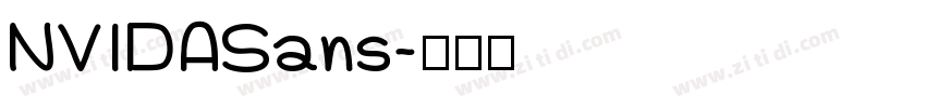 NVIDASans字体转换