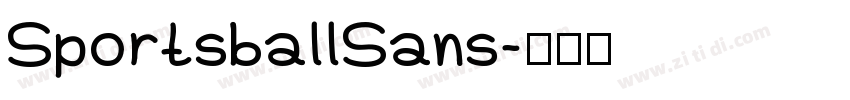 SportsballSans字体转换