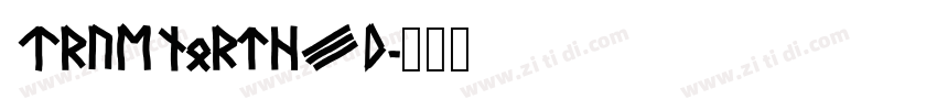 TrueNorth3D字体转换