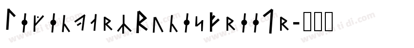 LegendaryRunesFreeTr字体转换