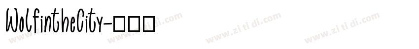 WolfintheCity字体转换