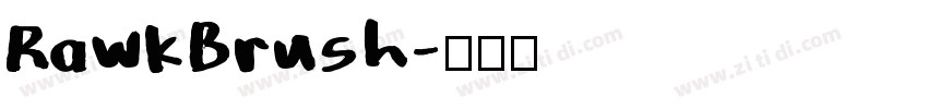 RawkBrush字体转换