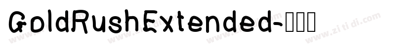 GoldRushExtended字体转换