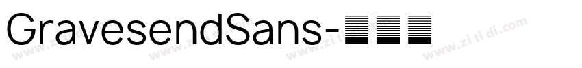 GravesendSans字体转换