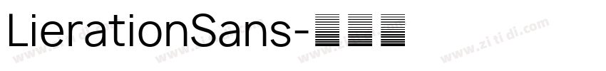LierationSans字体转换